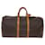 Louis Vuitton Keepall 55 Brown Cloth  ref.1019926