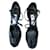 Zapatos de tacón Lanvin vintage de cuero Azul oscuro  ref.1020014