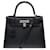 Hermès Kelly  28 Black Leather  ref.1020118