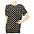Comptoir des Cotonniers Black White Polka Dots Silk T- Shirt Blouse top size 38 Viscose  ref.1020154