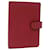 LOUIS VUITTON Epi Agenda PM Day Planner Cover Red R20057 Autenticação de LV 49182 Vermelho Couro  ref.1020216