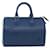Louis Vuitton Epi Speedy 25 Bolsa de Mão Azul Toledo M43015 Autenticação de LV 48898 Couro  ref.1020231