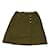Chanel Wrap Skirt Khaki Wool  ref.1020689