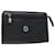 VALENTINO Clutch Bag Leather Black Auth bs7149  ref.1021068