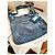 Borsa Balenciaga in pelle blu grigio - vista 3