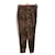 Autre Marque NON SIGNE / UNSIGNED  Trousers T.International S Polyester Brown  ref.1021319