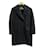 Autre Marque NON SIGNE / UNSIGNED  Coats T.International L Wool Black  ref.1021325