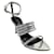 Iro Mirrored Silver Calia Strappy Sandals Silvery Leather  ref.1021353