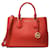 Michael Kors Camille large handbag in grained leather Red  ref.1021387