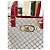 Borsa Céline Triumph Monogramma e Pelle Verniciata Rossa Rosso Beige - vista 3