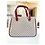 Borsa Céline Triumph Monogramma e Pelle Verniciata Rossa Rosso Beige - vista 5