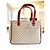 Borsa Céline Triumph Monogramma e Pelle Verniciata Rossa Rosso Beige - vista 8