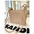 Borsa a mano Jil Sander Giro in pelle beige - vista 4