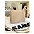 Borsa a mano Jil Sander Giro in pelle beige - vista 6