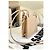 Borsa a mano Jil Sander Giro in pelle beige - vista 7
