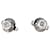 TIFFANY & CO. Boucles d'oreilles puces diamants en métal doré blanc Or blanc Argenté Métallisé  ref.1021882