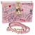 Dolce & Gabbana DOLCE&GABBANA Sac à bandoulière en acrylique imprimé graffiti en plastique rose Auth 49317A Multicolore  ref.1022386