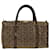 Céline CELINE C Macadam Canvas Hand Bag Canvas Leather Brown Beige Auth 49314 Cloth  ref.1022402