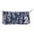 Pochette en toile Christian Dior Trotter Pile Bleu Auth bs6933  ref.1022403