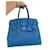 Ralph Lauren Kultige Ricky-Tasche Blau Leder  ref.1022766