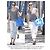 Borsa Ralph Lauren Ricky in pelle blu - vista 4