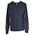Thom Browne Pull tricoté en coton bleu marine  ref.1023055