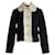 Veste courte à volants Gucci en laine noire et crème  ref.1023059