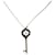 TIFFANY & CO. Collier chaîne pendentif clé Daisy en diamant et métal doré  ref.1023070