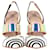 Zapatos de tacón con tira trasera y banda metálica Giambattista Valli en cuero multicolor Impresión de pitón  ref.1023095