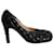 Bottega Veneta Zapatos de salón acolchados y acolchados en cuero negro  ref.1023103