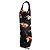 Acne Studios Vestido sin mangas estampado Belvidere en seda negra Negro - vista 3