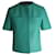 Marni Reversible Short Sleeve Jacket in Green Leather  ref.1023136
