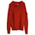 Jersey con cuello chal de lana roja de Stone Island  ref.1023142