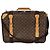 Valigia Satellite Louis Vuitton 50 monogramma con tracolla Marrone