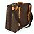 Valigia Satellite Louis Vuitton 50 monogramma con tracolla Marrone - vista 2