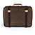 Valigia Satellite Louis Vuitton 50 monogramma con tracolla Marrone - vista 3