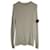 Suéter de malha com gola redonda canelada Stone Island em lã creme Branco Cru  ref.1023169