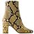 Botines Celeste - Rouje - Piel - Pitón Natural