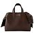 Musubi Shopper-Tasche – Acne Studios – Leder – Dunkelbraun