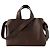 Musubi Shopper-Tasche – Acne Studios – Leder – Dunkelbraun - Ansicht 3