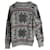 Thom Browne Fair Isle Crewneck Sweater in Multicolor Wool and Mohair Multiple colors  ref.1023276