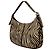 Borsa Hobo Grande - Rouje - Pelle - Zebra Beige - vista 2