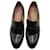 Jil Sander Navy Block-Heel Loafers in Black Leather  ref.1023345