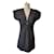 Emporio Armani striped dress Black  ref.1023441