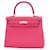 Hermès Hermes Kelly Pink Leder  ref.1023455