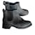 New UGG fur-lined leather boots Black  ref.1023517