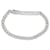 Bracelet Dior, "Gourmette", or blanc, diamants.  ref.1023723
