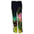 Valentino, Pantalone con stampa giungla Multicolore Seta  ref.1023731