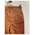 Jeans ISABEL MARANT T.FR 36 Algodón Naranja - vista 4
