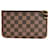 Louis Vuitton Neverfull pouch Brown Cloth  ref.1023865